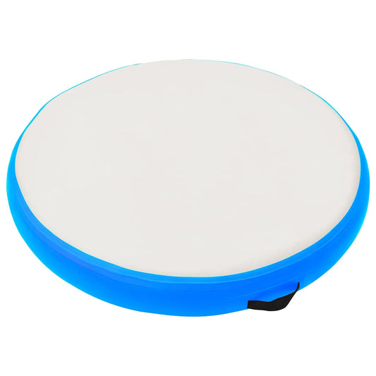 Inflatable Gymnastic Mat with Pump 100x100x10 cm PVC Blue Inflatable Gymnastic Mat with Pump 100x100x10 cm PVC Blue