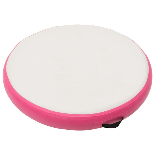 Inflatable Gymnastic Mat with Pump 100x100x15 cm PVC Pink Inflatable Gymnastic Mat with Pump 100x100x15 cm PVC Pink