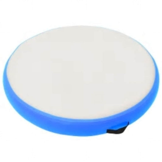 Inflatable Gymnastic Mat with Pump 100x100x20 cm PVC Blue Inflatable Gymnastic Mat with Pump 100x100x20 cm PVC Blue