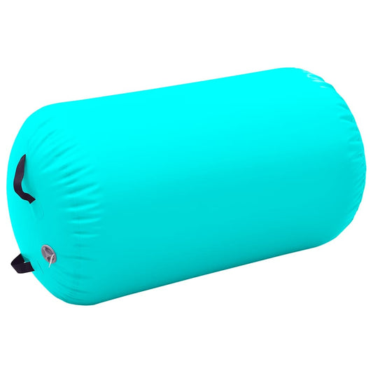 Inflatable Gymnastic Roll with Pump 100x60 cm PVC Green Inflatable Gymnastic Roll with Pump 100x60 cm PVC Green