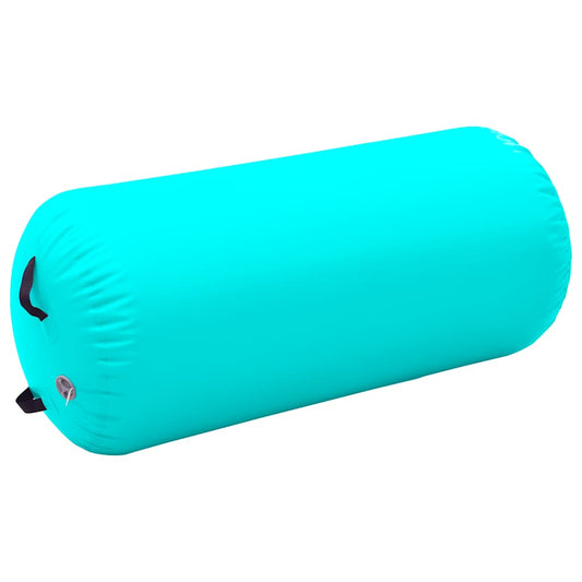 Inflatable Gymnastic Roll with Pump 120x75 cm PVC Green Inflatable Gymnastic Roll with Pump 120x75 cm PVC Green