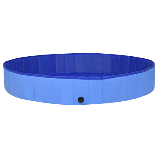 Foldable Dog Swimming Pool Blue 300x40 cm PVC Foldable Dog Swimming Pool Blue 300x40 cm PVC