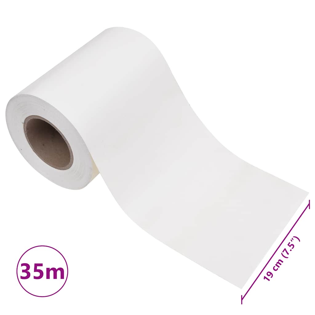 Privacy Strips PVC 140x0.19 m White
