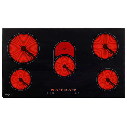 Ceramic Hob with 5 Burners Touch Control 77 cm 8500 W Ceramic Hob with 5 Burners Touch Control 77 cm 8500 W