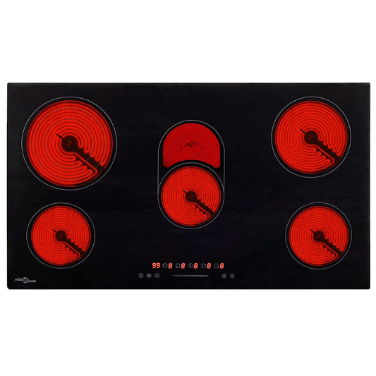 Ceramic Hob with 5 Burners Touch Control 77 cm 8500 W Ceramic Hob with 5 Burners Touch Control 77 cm 8500 W