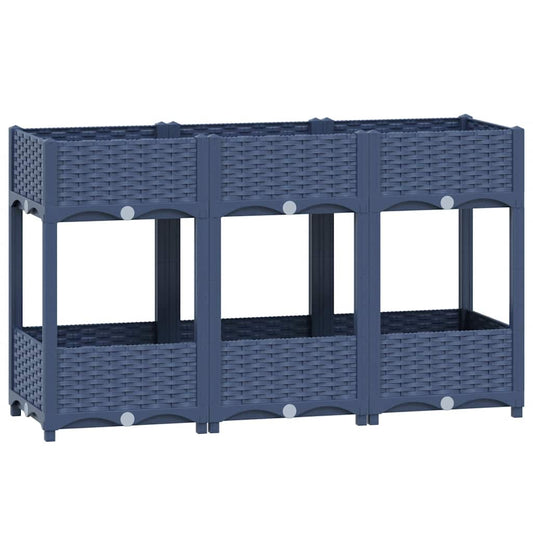 310407 vidaXL Raised Bed 120x40x71 cm Polypropylene 310407 vidaXL Raised Bed 120x40x71 cm Polypropylene