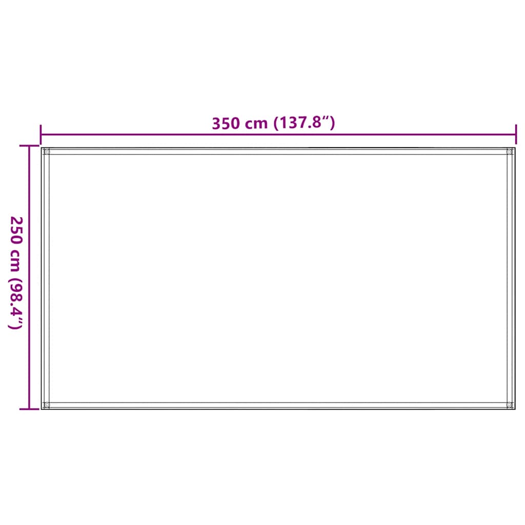 Tent Carpet 250x350 cm Blue