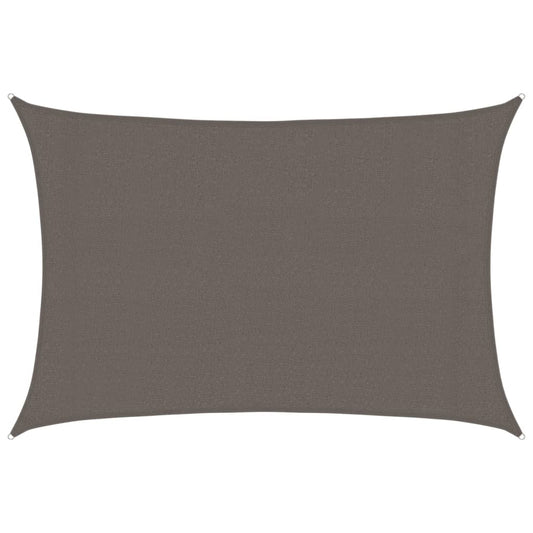 Sunshade Sail 160 g/m² Anthracite 3x4.5 m HDPE Sunshade Sail 160 g/m² Anthracite 3x4.5 m HDPE