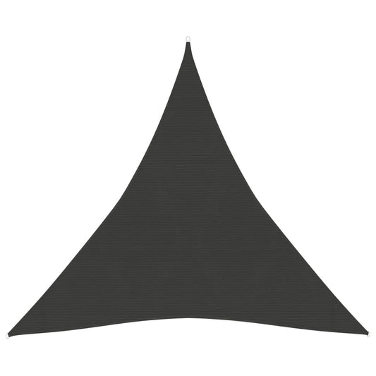 Sunshade Sail 160 g/m² Anthracite 3x3x3 m HDPE Sunshade Sail 160 g/m² Anthracite 3x3x3 m HDPE