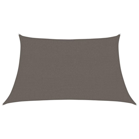 Sunshade Sail 160 g/m² Anthracite 3/4x2 m HDPE Sunshade Sail 160 g/m² Anthracite 3/4x2 m HDPE