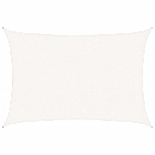 Sunshade Sail 160 g/m² White 2.5x3.5 m HDPE Sunshade Sail 160 g/m² White 2.5x3.5 m HDPE