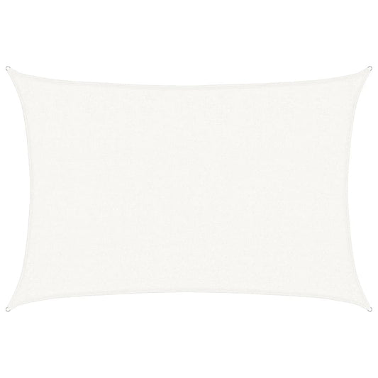 Sunshade Sail 160 g/m² White 2.5x4 m HDPE Sunshade Sail 160 g/m² White 2.5x4 m HDPE