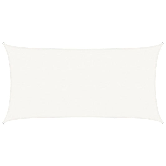 Sunshade Sail 160 g/m² White 2.5x5 m HDPE Sunshade Sail 160 g/m² White 2.5x5 m HDPE