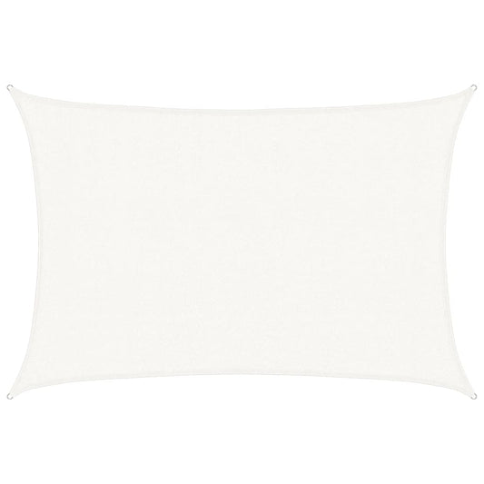 Sunshade Sail 160 g/m² White 3x4 m HDPE Sunshade Sail 160 g/m² White 3x4 m HDPE