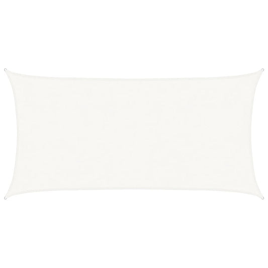 Sunshade Sail 160 g/m² White 4x7 m HDPE Sunshade Sail 160 g/m² White 4x7 m HDPE
