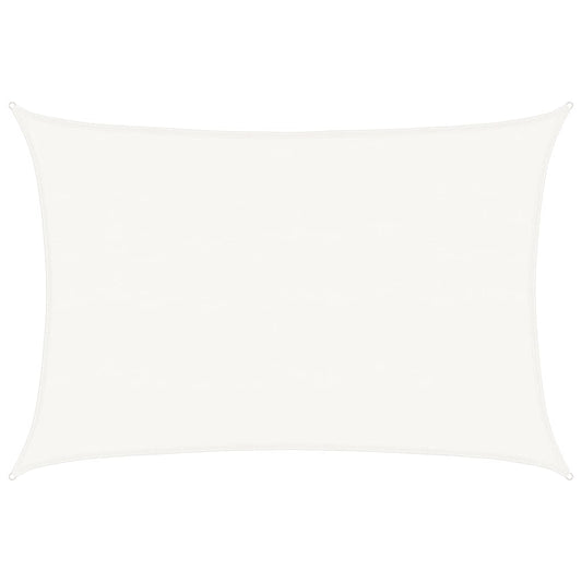 Sunshade Sail 160 g/m² White 5x6 m HDPE Sunshade Sail 160 g/m² White 5x6 m HDPE