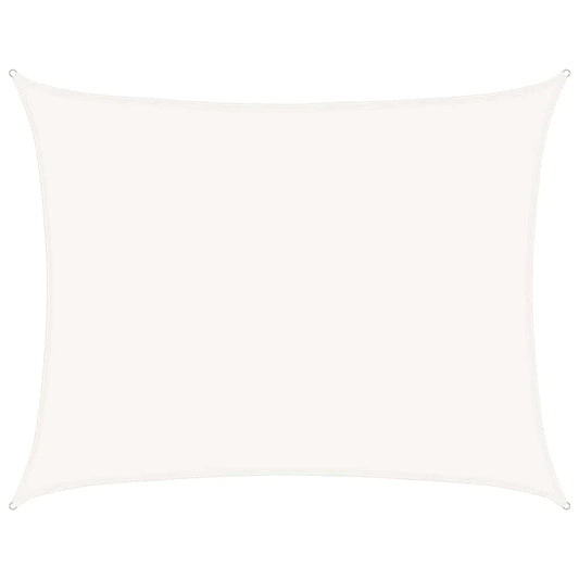 Sunshade Sail 160 g/m² White 6x8 m HDPE Sunshade Sail 160 g/m² White 6x8 m HDPE