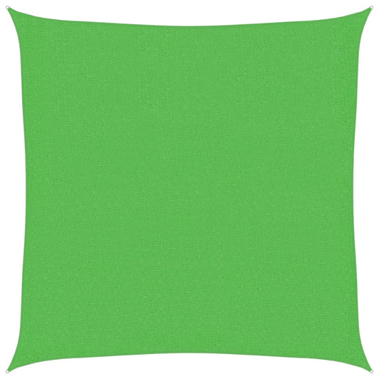 Sunshade Sail 160 g/m² Light Green 3x3 m HDPE Sunshade Sail 160 g/m² Light Green 3x3 m HDPE