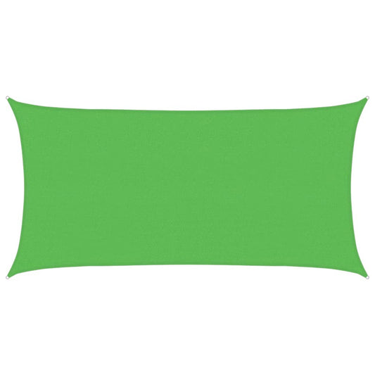 Sunshade Sail 160 g/m² Rectangular Light Green 2.5x5 m HDPE Sunshade Sail 160 g/m² Rectangular Light Green 2.5x5 m HDPE