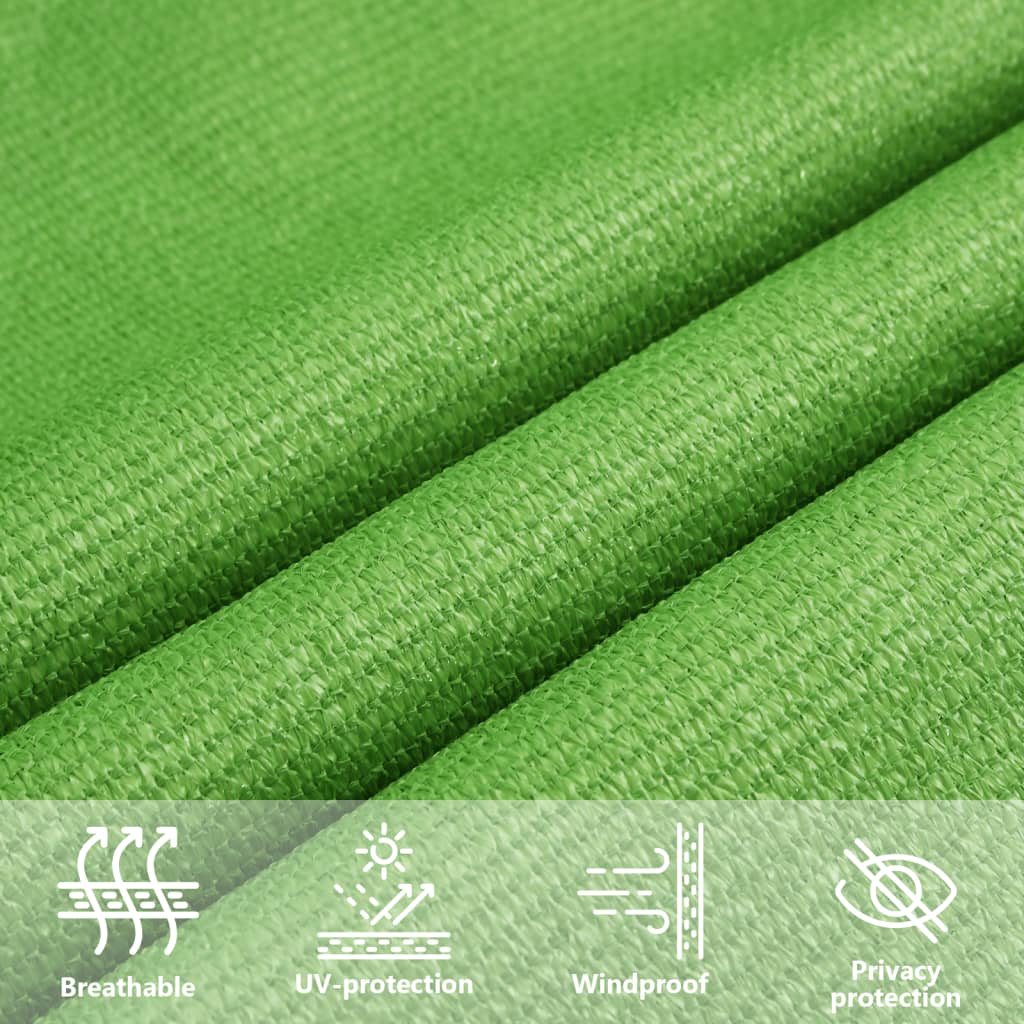 Sun Sail | Light green | HDPE (high-density polyethylene) | 5x5x6 m