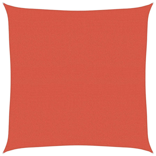 Sunshade Sail 160 g/m² Terracotta 7x7 m HDPE Sunshade Sail 160 g/m² Terracotta 7x7 m HDPE