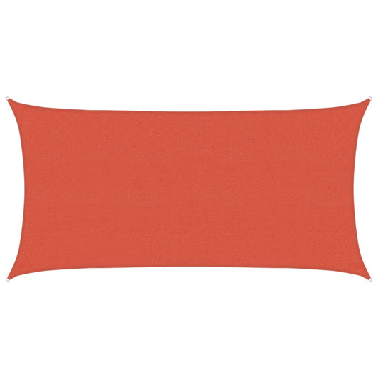 Sunshade Sail 160 g/m² Terracotta 2.5x5 m HDPE Sunshade Sail 160 g/m² Terracotta 2.5x5 m HDPE