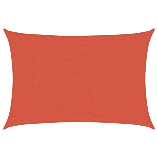Sunshade Sail 160 g/m² Rectangular Terracotta 3.5x4.5 m HDPE Sunshade Sail 160 g/m² Rectangular Terracotta 3.5x4.5 m HDPE