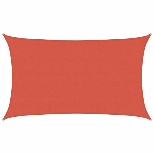 Sunshade Sail 160 g/m² Terracotta 5x8 m HDPE Sunshade Sail 160 g/m² Terracotta 5x8 m HDPE
