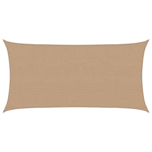 Sunshade Sail 160 g/m² Taupe 2.5x5 m HDPE Sunshade Sail 160 g/m² Taupe 2.5x5 m HDPE