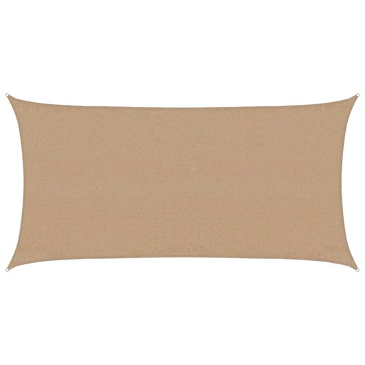 Sunshade Sail 160 g/m² Taupe 3x6 m HDPE Sunshade Sail 160 g/m² Taupe 3x6 m HDPE