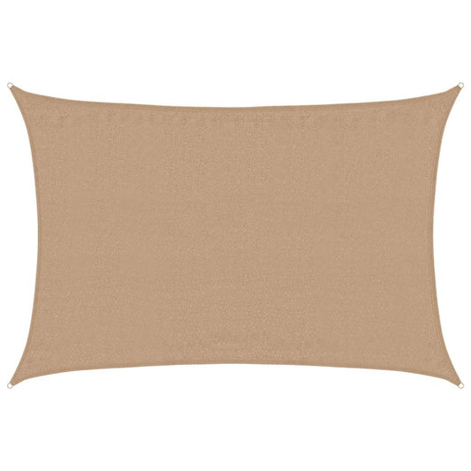 Sunshade Sail 160 g/m² Taupe 4x5 m HDPE Sunshade Sail 160 g/m² Taupe 4x5 m HDPE