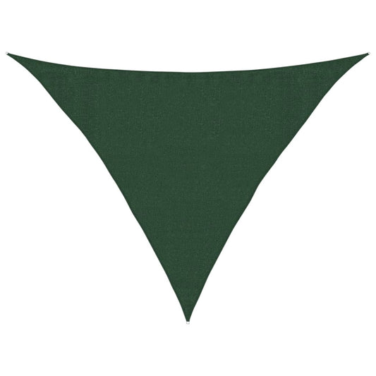 Sunshade Sail 160 g/m² Dark Green 3.5x3.5x4.9 m HDPE Sunshade Sail 160 g/m² Dark Green 3.5x3.5x4.9 m HDPE