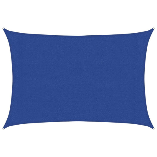 Sunshade Sail 160 g/m² Rectangular Blue 3x5 m HDPE Sunshade Sail 160 g/m² Rectangular Blue 3x5 m HDPE