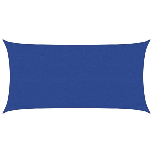 Sunshade Sail 160 g/m² Rectangular Blue 3x6 m HDPE Sunshade Sail 160 g/m² Rectangular Blue 3x6 m HDPE