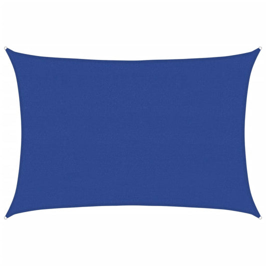 Sunshade Sail 160 g/m² Rectangular Blue 4x5 m HDPE Sunshade Sail 160 g/m² Rectangular Blue 4x5 m HDPE