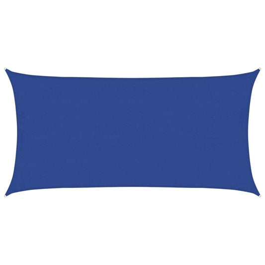 Sunshade Sail 160 g/m² Rectangular Blue 4x7 m HDPE Sunshade Sail 160 g/m² Rectangular Blue 4x7 m HDPE