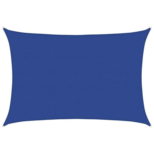 Sunshade Sail 160 g/m² Rectangular Blue 5x6 m HDPE Sunshade Sail 160 g/m² Rectangular Blue 5x6 m HDPE