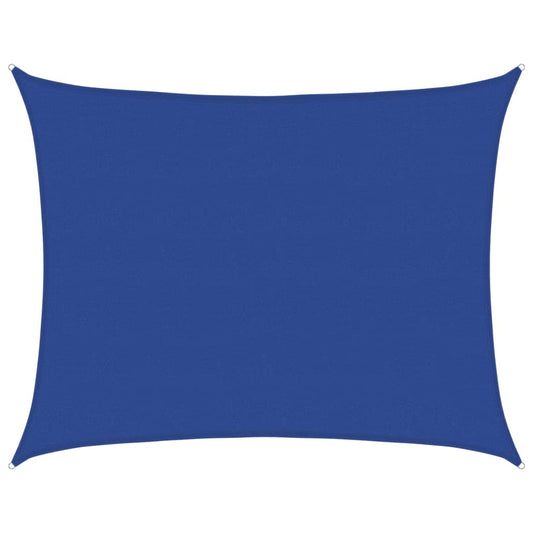 Sunshade Sail 160 g/m² Rectangular Blue 6x8 m HDPE Sunshade Sail 160 g/m² Rectangular Blue 6x8 m HDPE