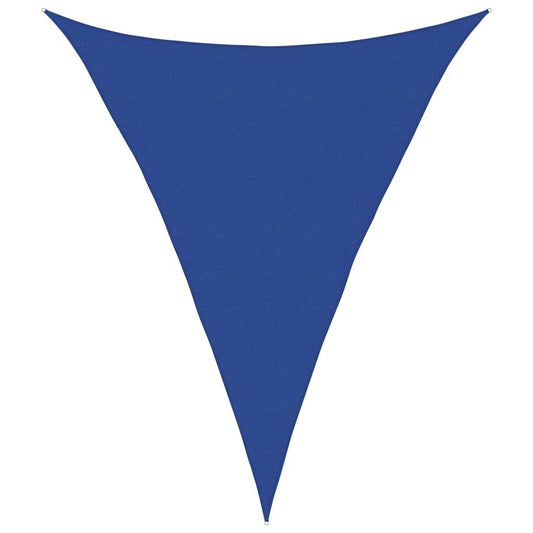 Sunshade Sail 160 g/m² Triangular Blue 5x6x6 m HDPE Sunshade Sail 160 g/m² Triangular Blue 5x6x6 m HDPE