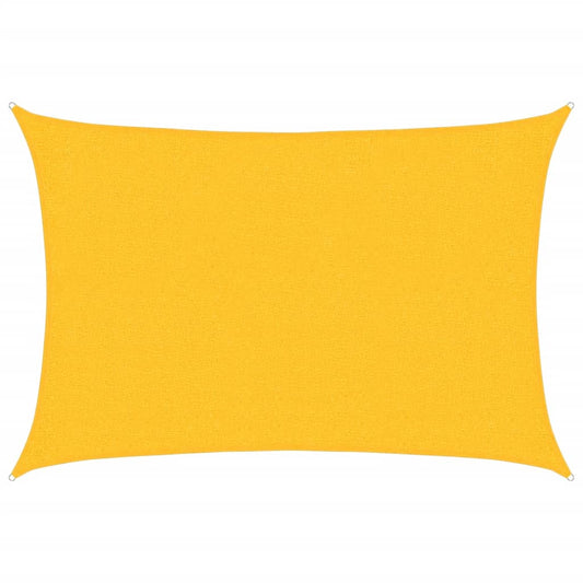 Sunshade Sail 160 g/m² Rectangular Yellow 2x3 m HDPE Sunshade Sail 160 g/m² Rectangular Yellow 2x3 m HDPE