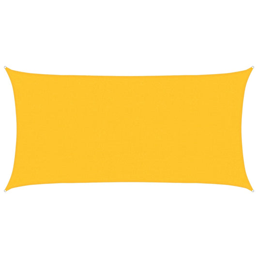 Sunshade Sail 160 g/m² Rectangular Yellow 2x3.5 m HDPE Sunshade Sail 160 g/m² Rectangular Yellow 2x3.5 m HDPE