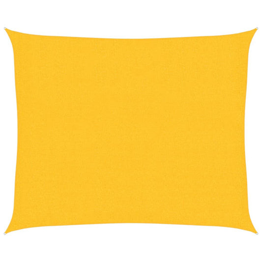 Sunshade Sail 160 g/m² Yellow 2.5x3 m HDPE Sunshade Sail 160 g/m² Yellow 2.5x3 m HDPE