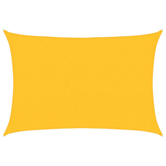 Sunshade Sail 160 g/m² Yellow 2.5x4 m HDPE Sunshade Sail 160 g/m² Yellow 2.5x4 m HDPE