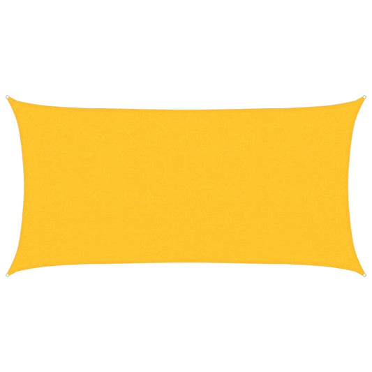 Sunshade Sail 160 g/m² Yellow 2.5x4.5 m HDPE Sunshade Sail 160 g/m² Yellow 2.5x4.5 m HDPE