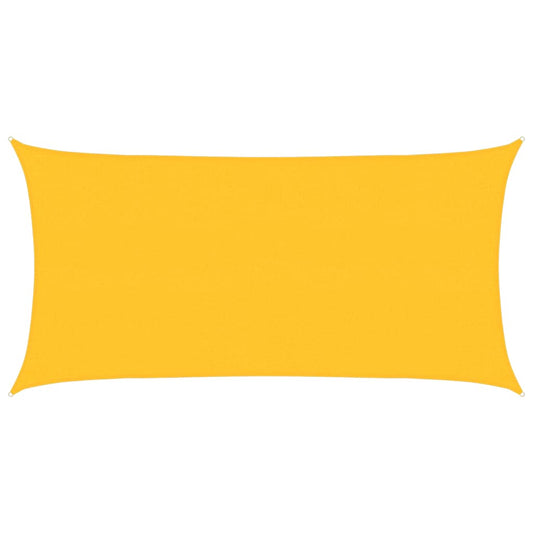 Sunshade Sail 160 g/m² Yellow 2.5x5 m HDPE Sunshade Sail 160 g/m² Yellow 2.5x5 m HDPE