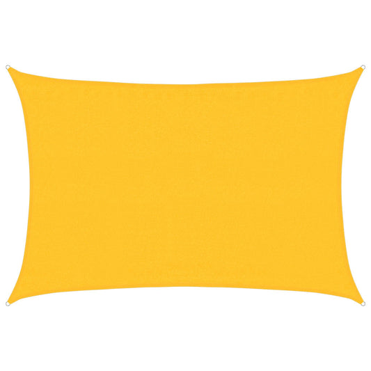 Sunshade Sail 160 g/m² Rectangular Yellow 3.5x5 m HDPE Sunshade Sail 160 g/m² Rectangular Yellow 3.5x5 m HDPE
