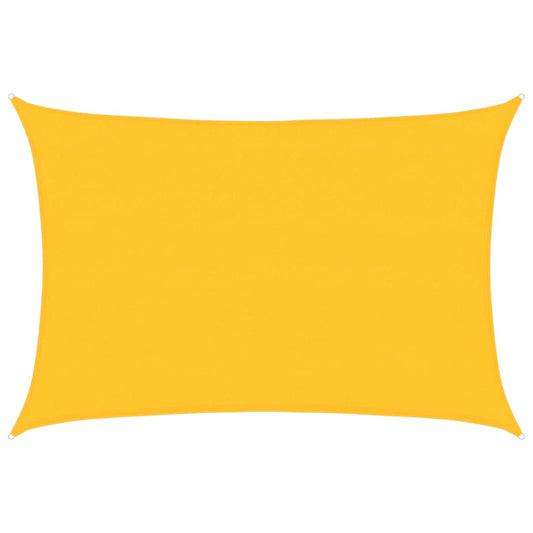 Sunshade Sail 160 g/m² Rectangular Yellow 4x5 m HDPE Sunshade Sail 160 g/m² Rectangular Yellow 4x5 m HDPE
