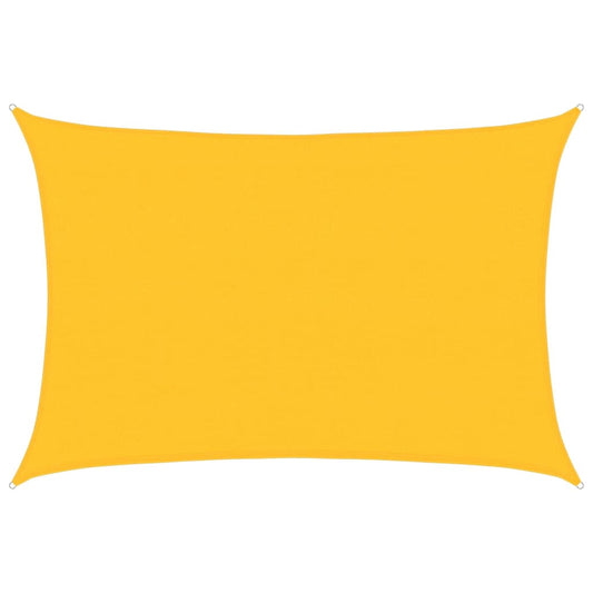 Sunshade Sail 160 g/m² Rectangular Yellow 4x6 m HDPE Sunshade Sail 160 g/m² Rectangular Yellow 4x6 m HDPE