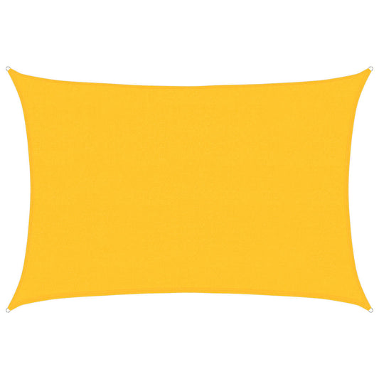 Sunshade Sail 160 g/m² Rectangular Yellow 4x6 m HDPE Sunshade Sail 160 g/m² Rectangular Yellow 4x6 m HDPE