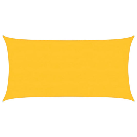Sunshade Sail 160 g/m² Rectangular Yellow 4x7 m HDPE Sunshade Sail 160 g/m² Rectangular Yellow 4x7 m HDPE